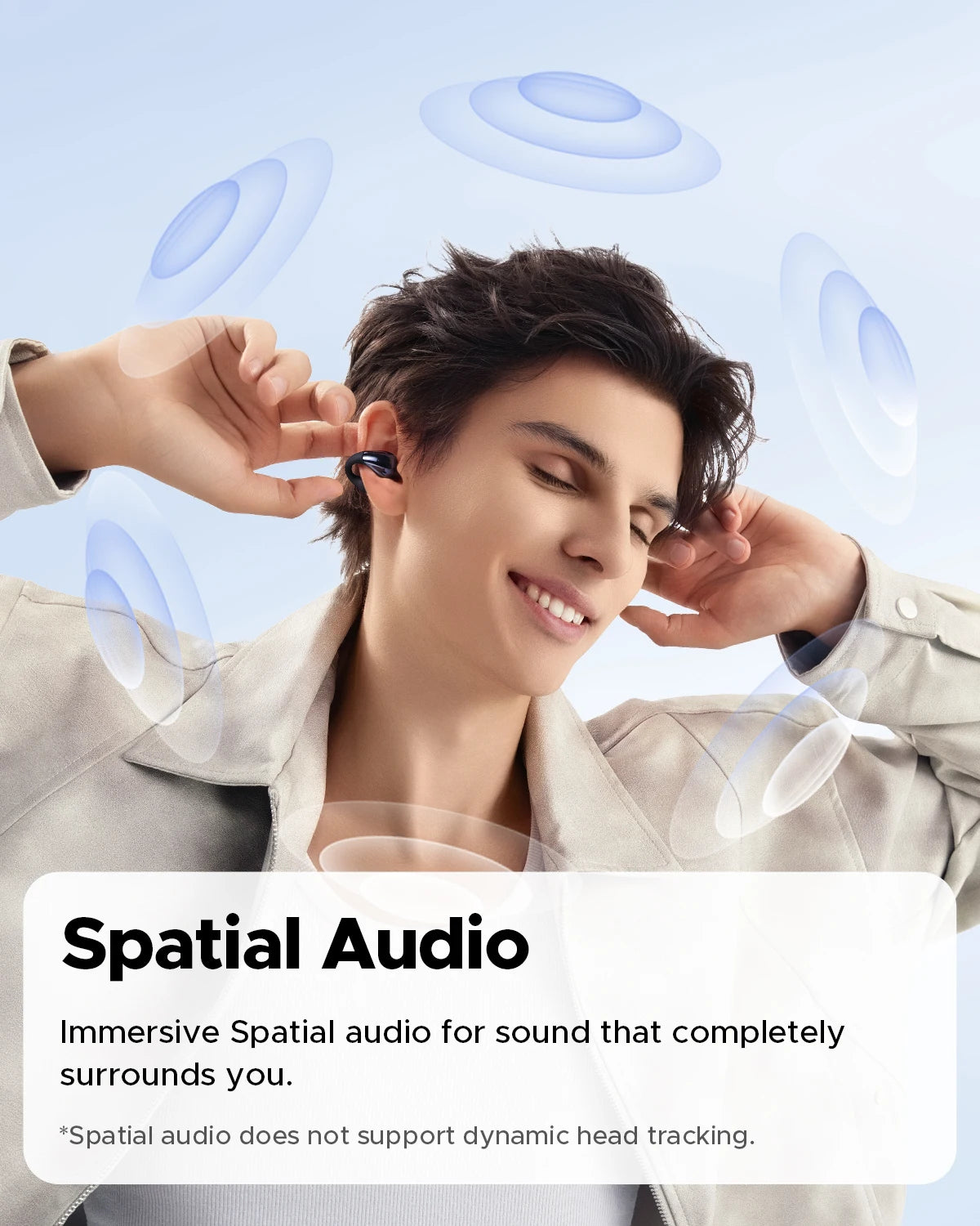 Audífonos multipunto SoundPEATS PearlClip ENC