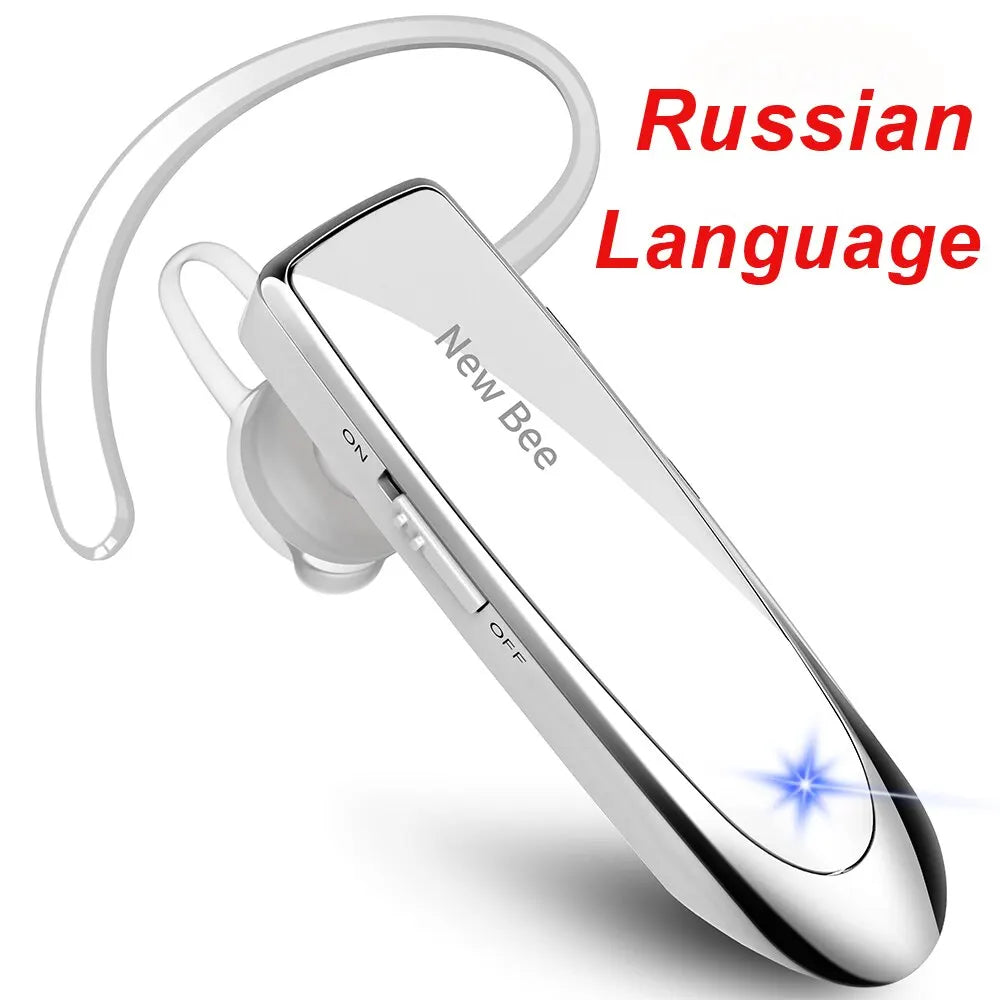 Auricular inalámbrico Bluetooth 5.0: micrófono con cancelación de ruido y 22 horas de conversación