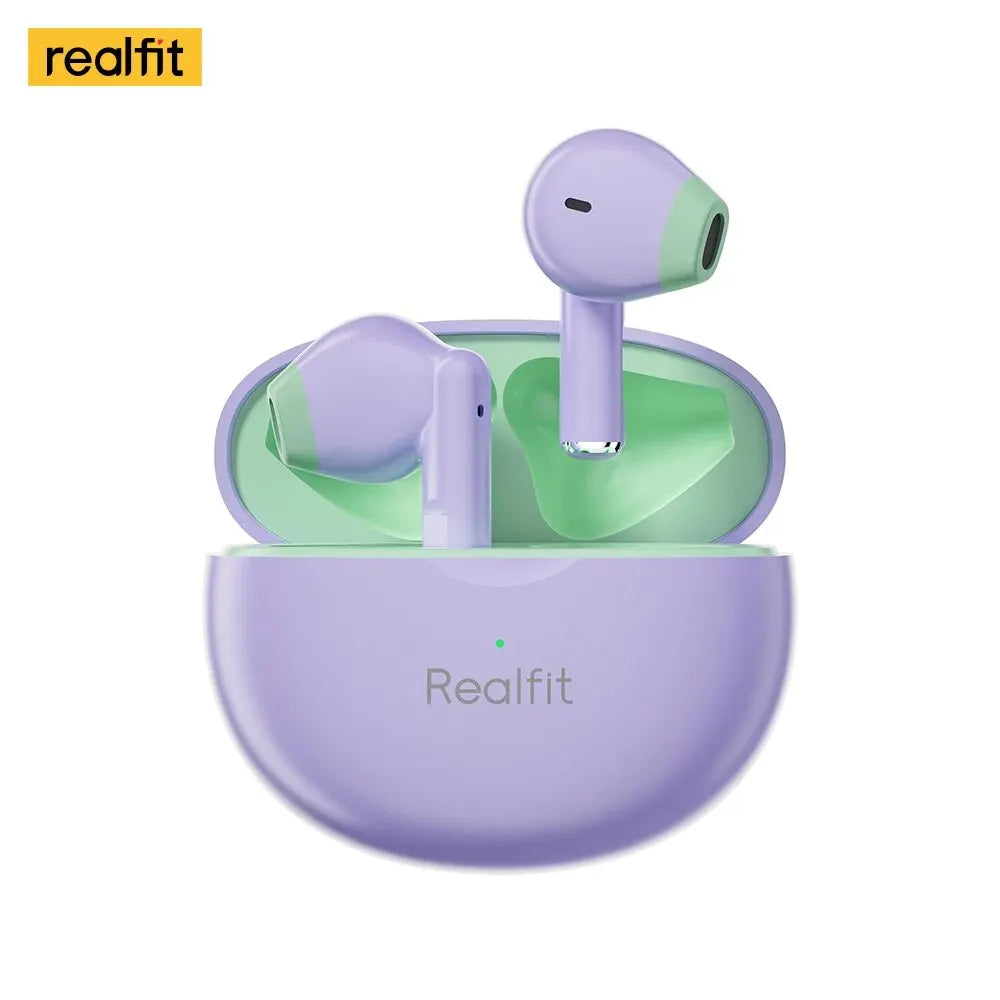 Audífonos inalámbricos auténticos: Realfit Bluetooth 5.0 para dispositivos Android