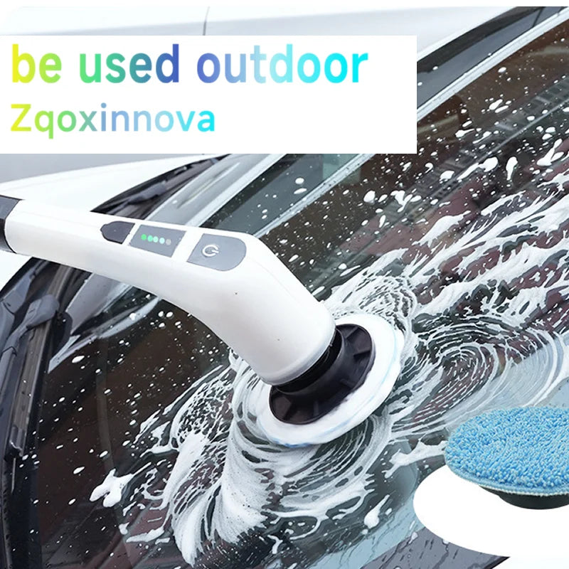Fregadora eléctrica inalámbrica: cepillo multiusos para cocina, baño y suelos.