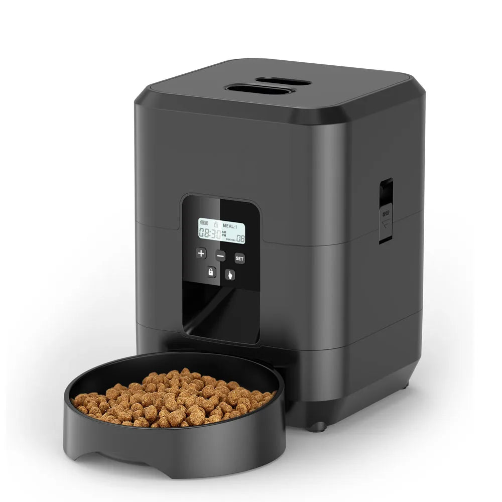 Dispensador automático de comida para mascotas: comedero con temporizador inteligente para perros y gatos