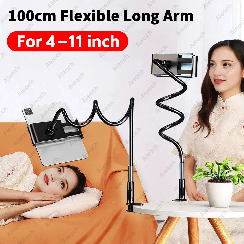 Soporte giratorio para tableta GOYN de metal y ABS para dispositivos de 4,7 a 11 pulgadas