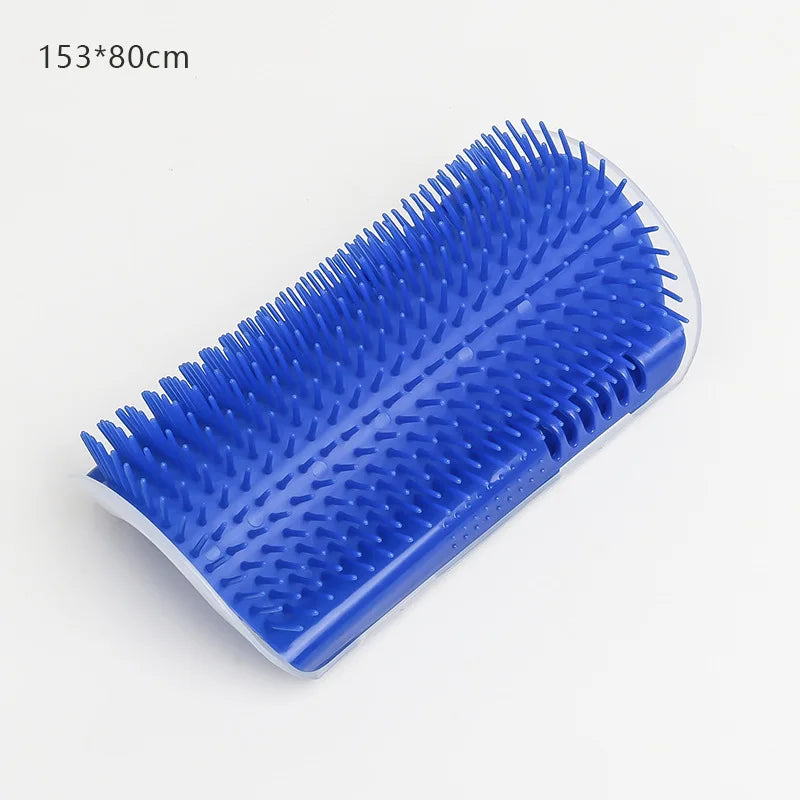 Cepillo de masaje autocuidado para gatos: quitapelos y rascador de pared