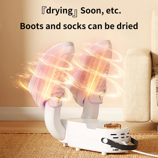 Sèche-chaussures électrique multifonction et neutraliseur d'odeurs de bottes