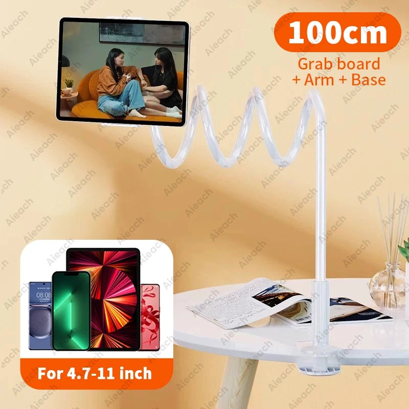 Soporte giratorio para tableta GOYN de metal y ABS para dispositivos de 4,7 a 11 pulgadas