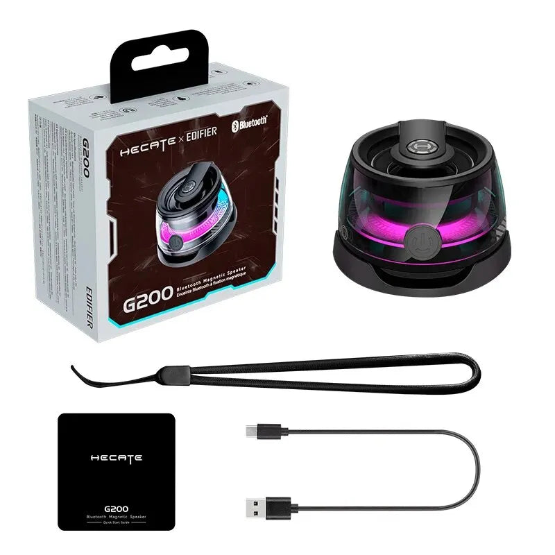 Edifier HECATE G200 – Altavoz Bluetooth RGB con soporte para teléfono y 7 horas de reproducción (BT 5.3)