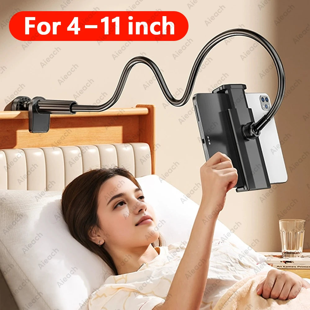Soporte giratorio para tableta GOYN de metal y ABS para dispositivos de 4,7 a 11 pulgadas