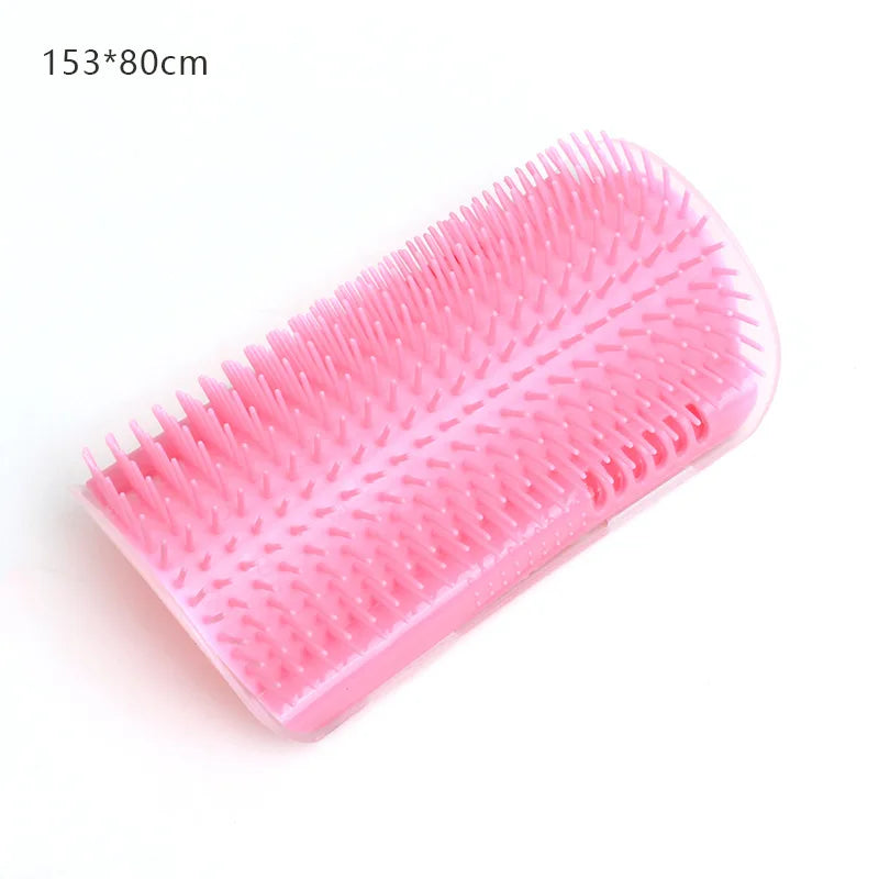 Cepillo de masaje autocuidado para gatos: quitapelos y rascador de pared