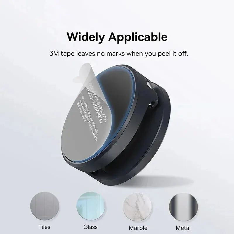 Soporte de pared con ventosa y soporte magnético plegable para teléfono Baseus
