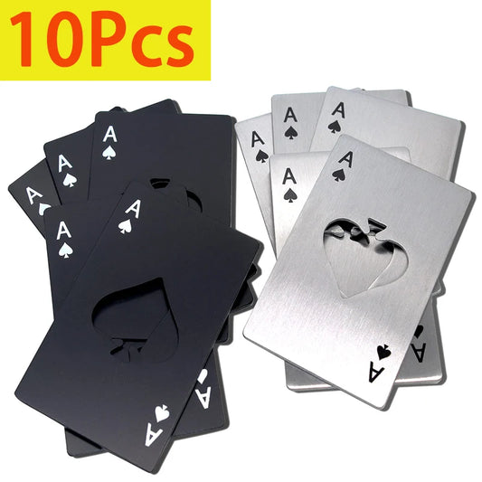 Décapsuleur en acier inoxydable, lot de 10