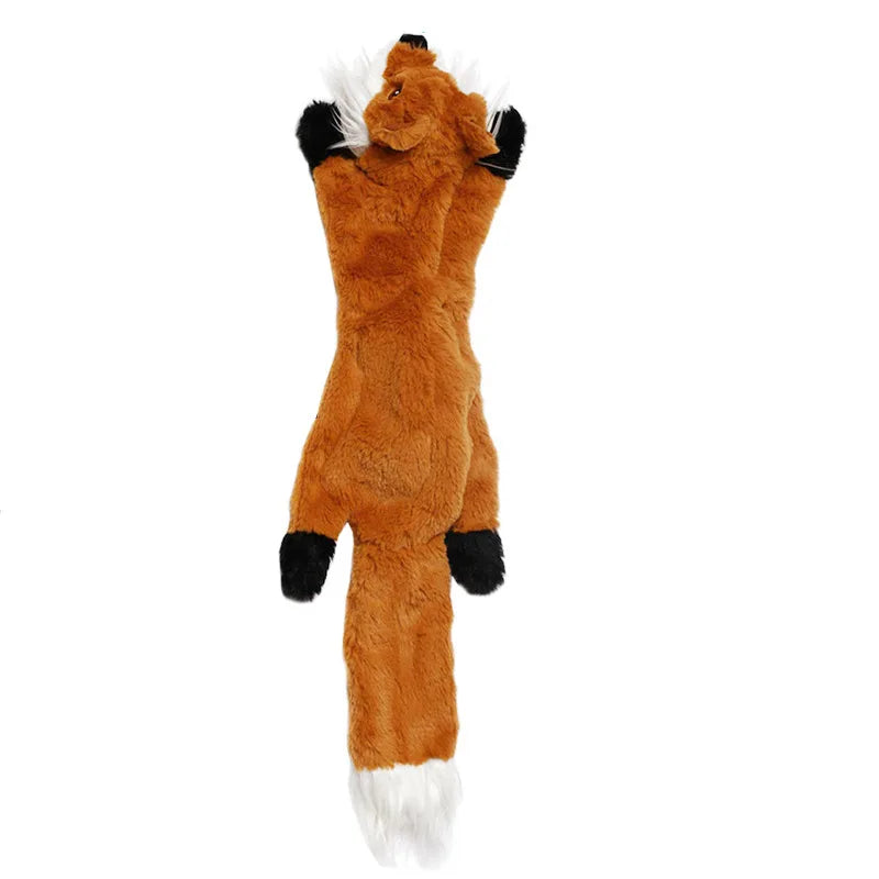 Dinosaurio suave para mascotas: juguete interactivo de peluche para perros y gatos pequeños