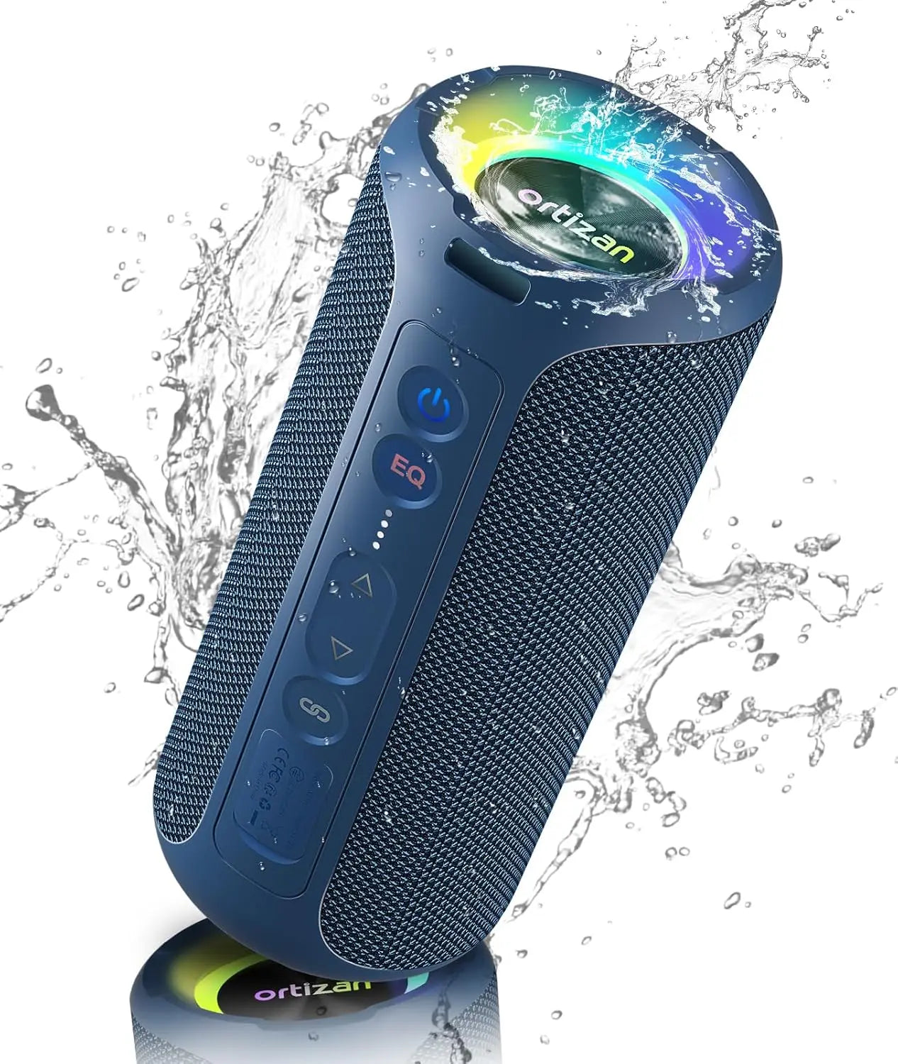 Altavoz Bluetooth portátil: graves profundos, batería de 30 horas, resistencia al agua IPX7 e inalámbrico