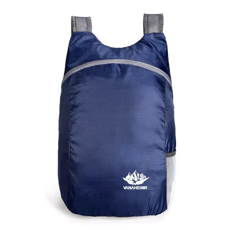 Mochila de viaje plegable ultraligera: impermeable y de gran capacidad para deportes al aire libre.