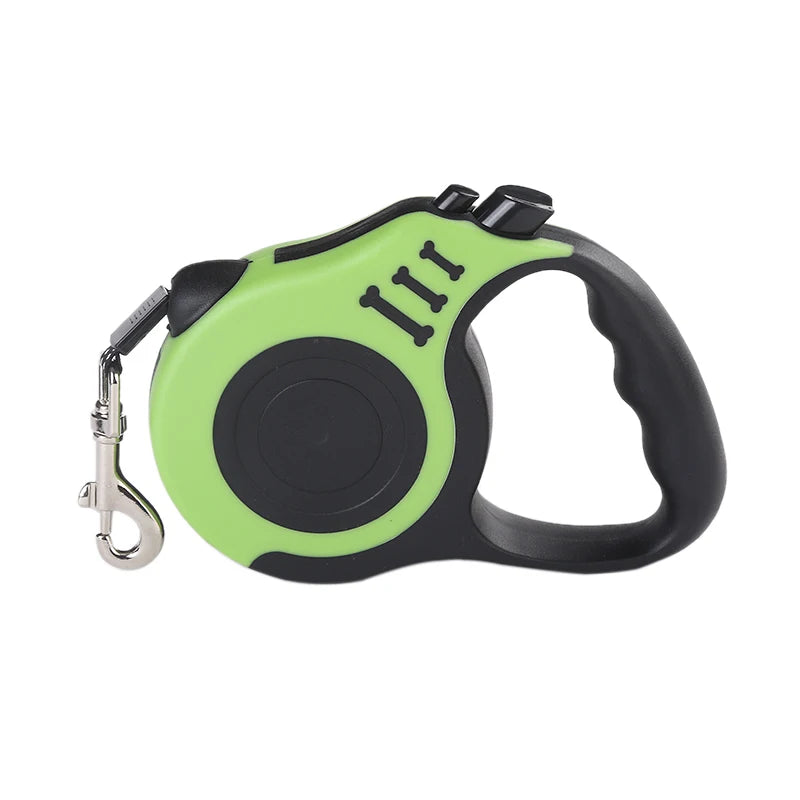 Correa retráctil automática para mascotas: correa de nailon de 3/5 m para cachorros, perros pequeños y gatos