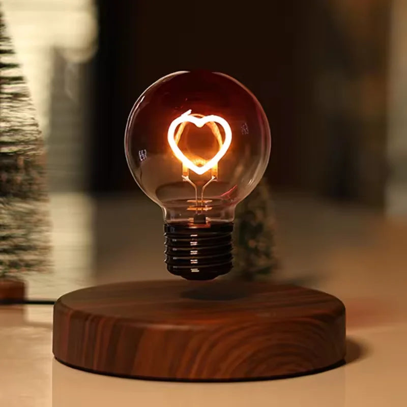 Magnetic Levitation Heart-shaped Light Bulb