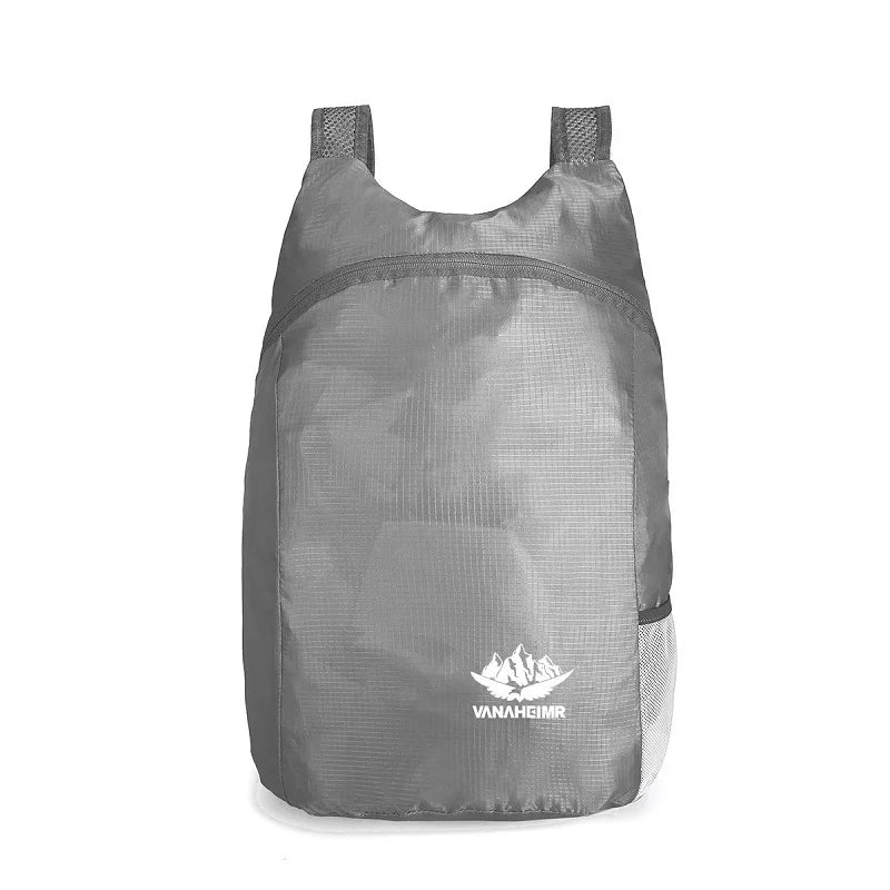 Mochila de viaje plegable ultraligera: impermeable y de gran capacidad para deportes al aire libre.