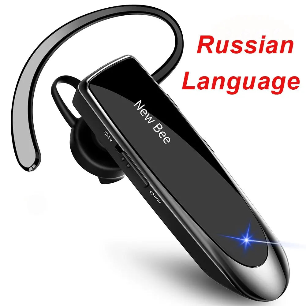 Auricular inalámbrico Bluetooth 5.0: micrófono con cancelación de ruido y 22 horas de conversación