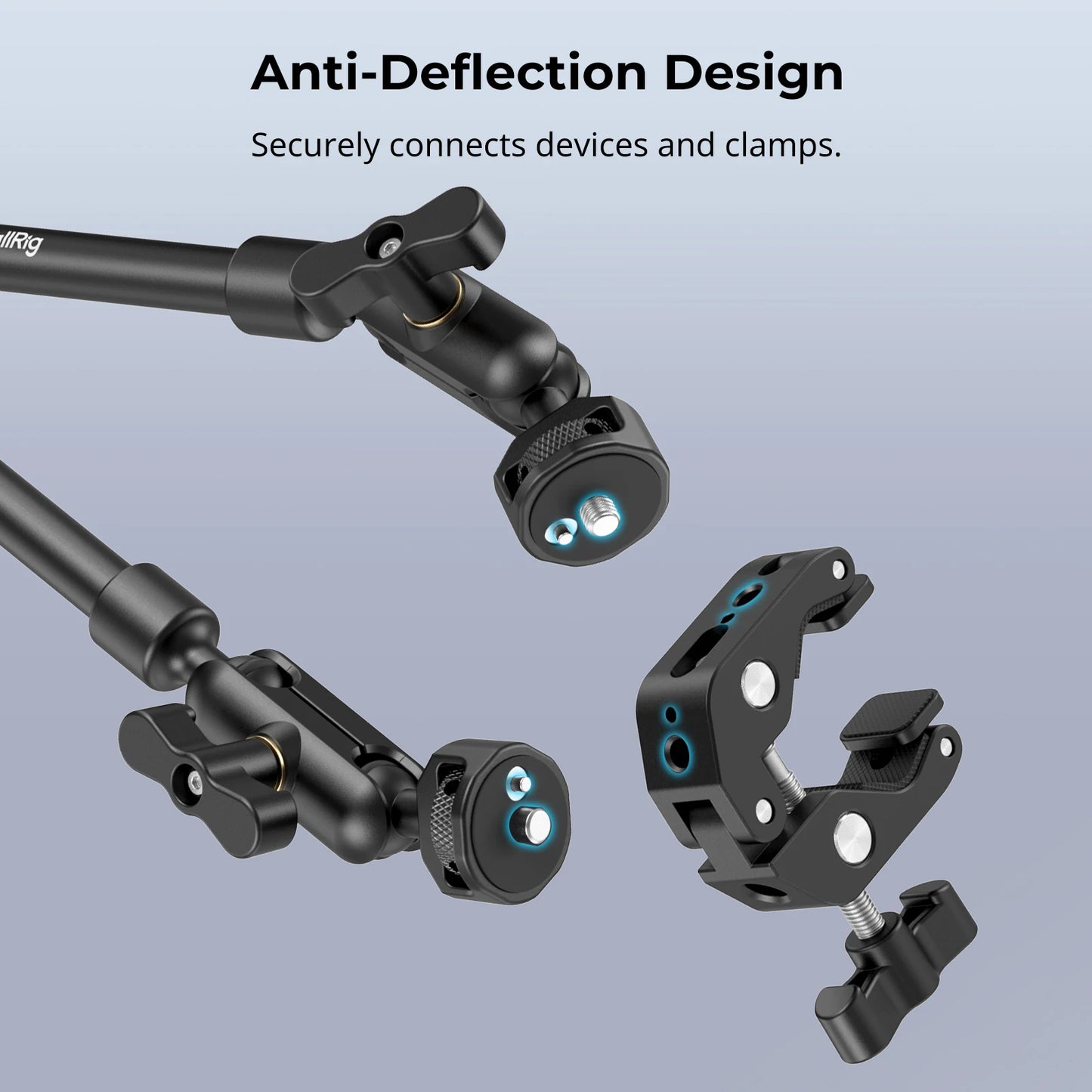 Adjustable Tripod & Boom Mount for Phones, Webcams & Action Cams