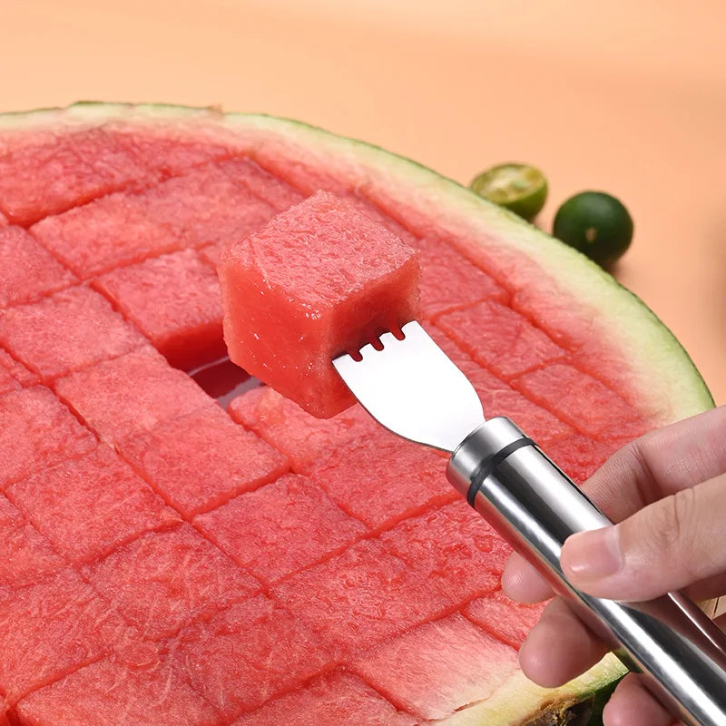 Herramienta cortadora y excavadora de molino de viento para una preparación rápida de frutas