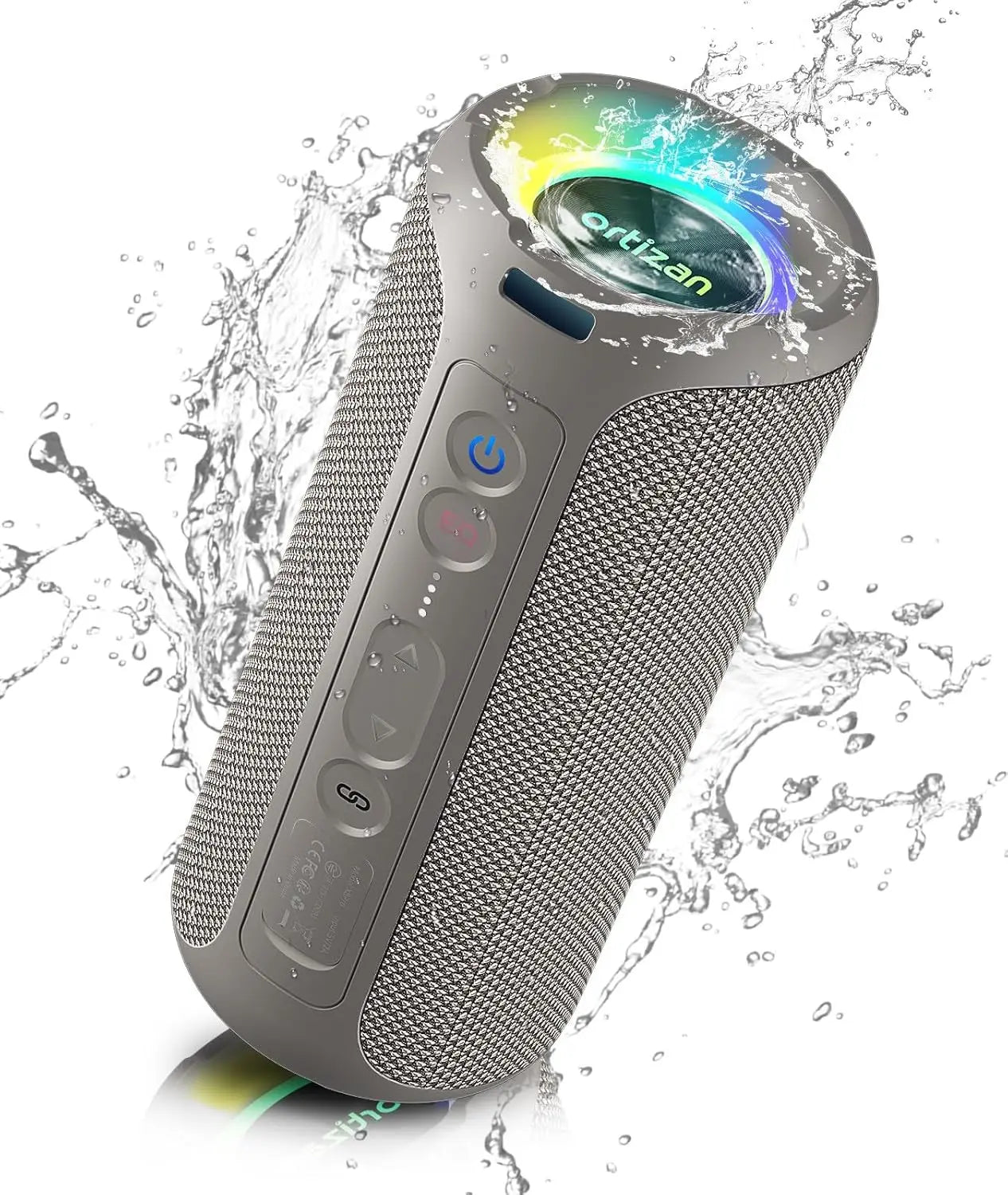 Altavoz Bluetooth portátil: graves profundos, batería de 30 horas, resistencia al agua IPX7 e inalámbrico