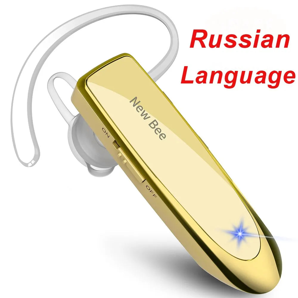 Auricular inalámbrico Bluetooth 5.0: micrófono con cancelación de ruido y 22 horas de conversación