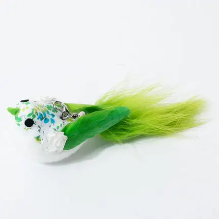Juguete interactivo de caza para gatos: varita de plumas con campana y ventosa