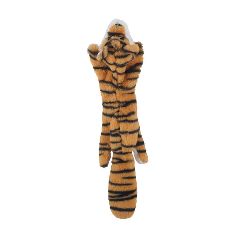Dinosaurio suave para mascotas: juguete interactivo de peluche para perros y gatos pequeños