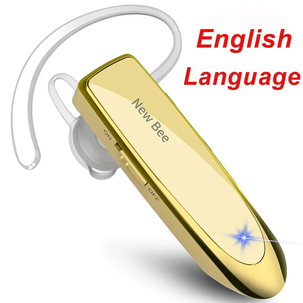 Auricular inalámbrico Bluetooth 5.0: micrófono con cancelación de ruido y 22 horas de conversación