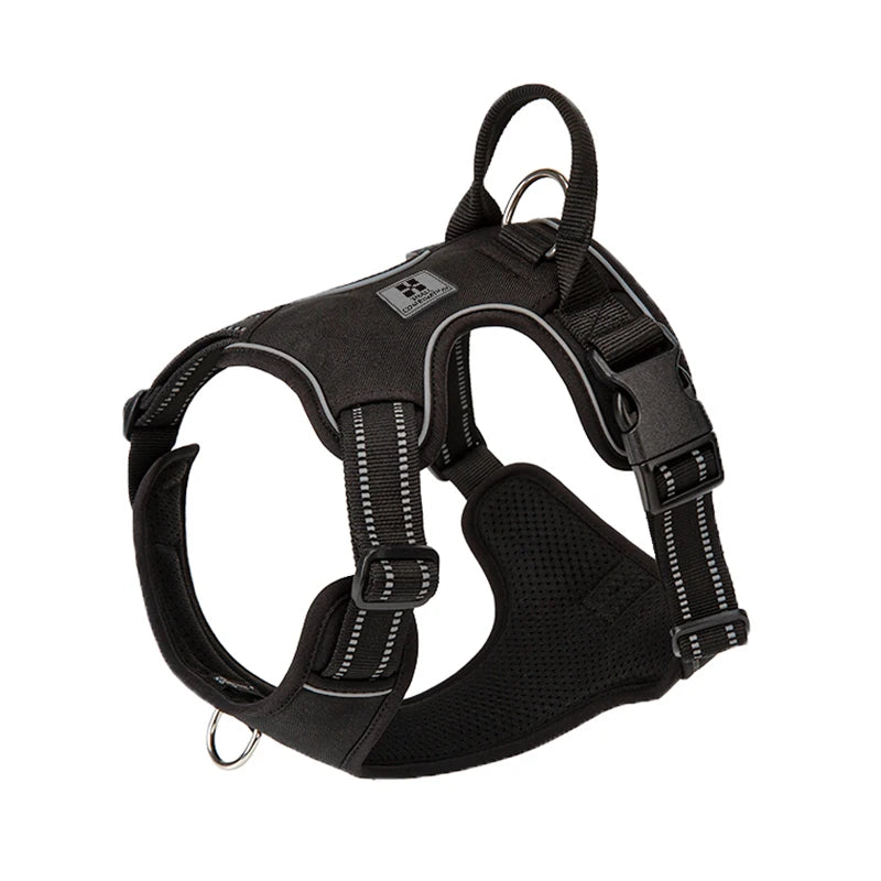 Arnés reflectante ajustable para perros: chaleco acolchado antitirones personalizado para perros pequeños y grandes