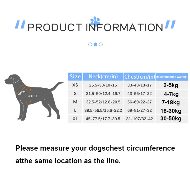 Arnés reflectante ajustable para perros: chaleco acolchado antitirones personalizado para perros pequeños y grandes