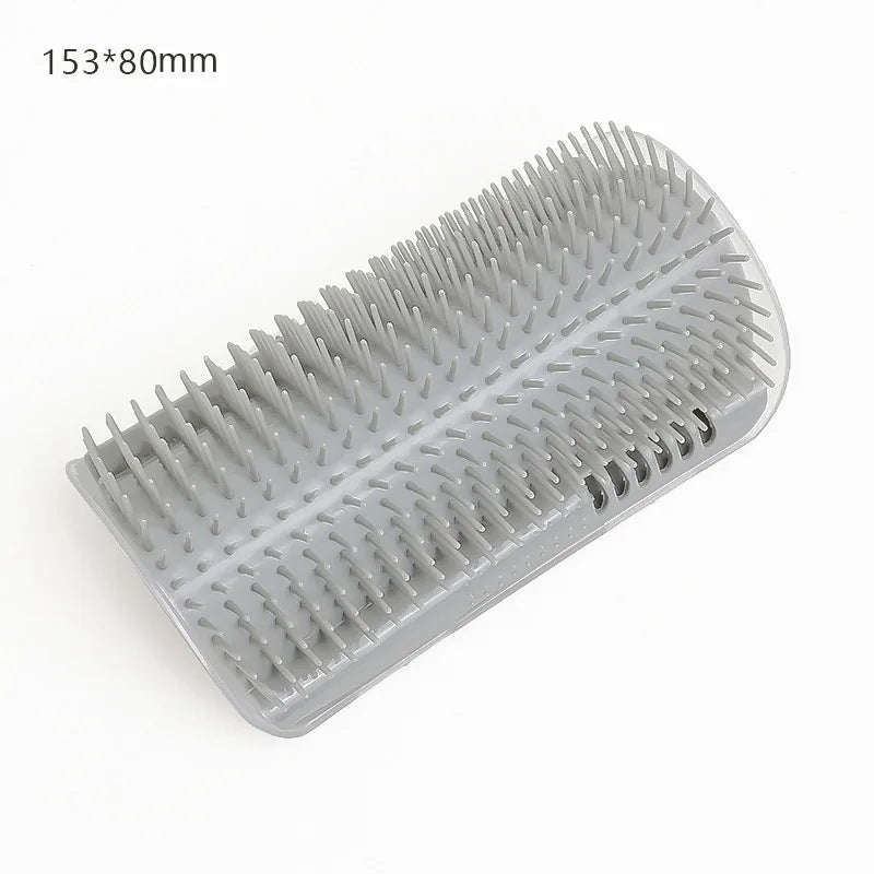 Cepillo de masaje autocuidado para gatos: quitapelos y rascador de pared