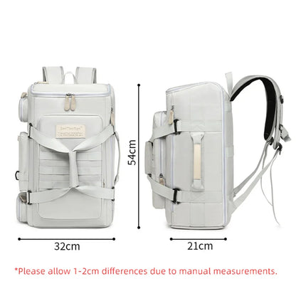 Bolsa de gimnasio impermeable con compartimento para artículos húmedos y secos: mochila de viaje, yoga y deportes