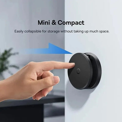 Soporte de pared con ventosa y soporte magnético plegable para teléfono Baseus