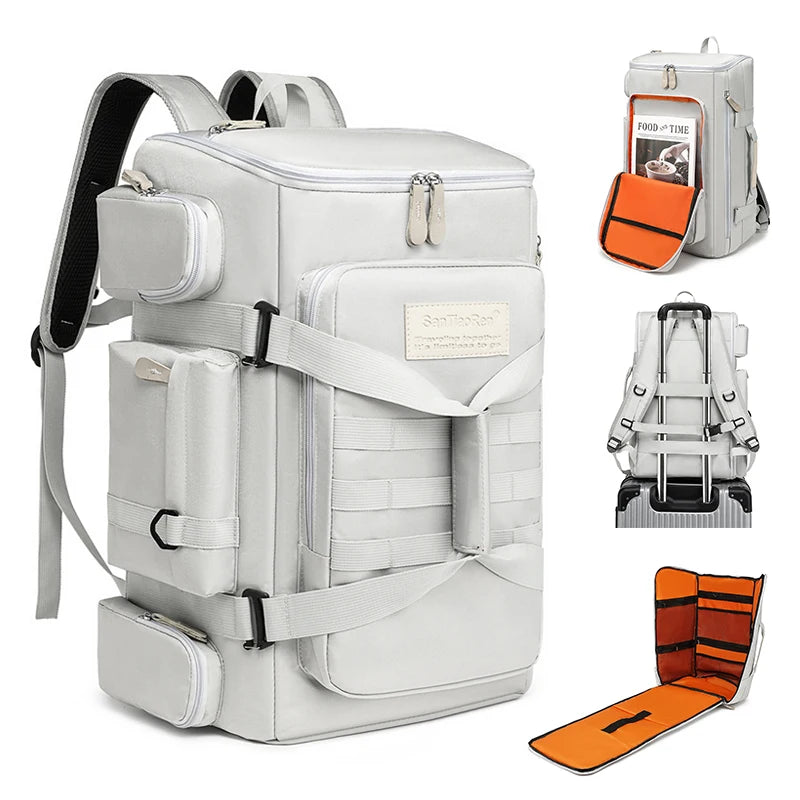 Bolsa de gimnasio impermeable con compartimento para artículos húmedos y secos: mochila de viaje, yoga y deportes