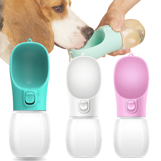Botella de agua para perros a prueba de fugas: dispensador de hidratación portátil para paseos, viajes y senderismo