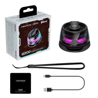Edifier HECATE G200 – Altavoz Bluetooth RGB con soporte para teléfono y 7 horas de reproducción (BT 5.3)