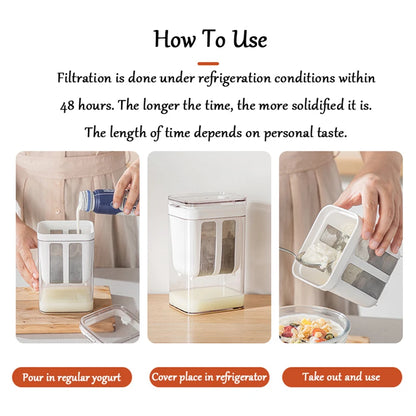 Stainless Steel Yoghurt Filter – Moisture Separator for Greek Yoghurt & Soft Cheese