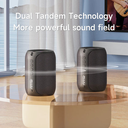 Altavoz Bluetooth para exteriores: graves potentes, luces LED, resistente al agua e inalámbrico