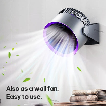 Ventilador eléctrico multifuncional para pared, techo y escritorio