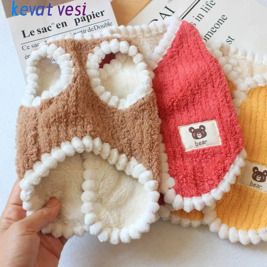 Abrigo de polar suave para mascotas: ropa de invierno para perros pequeños (chihuahua, yorkshire terrier, bulldog francés y más)