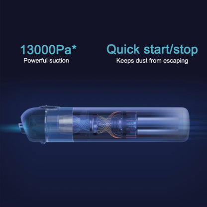 Aspiradora de mano inalámbrica Mijia: potencia de 13 kPa, portátil y recargable
