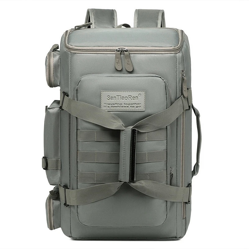 Bolsa de gimnasio impermeable con compartimento para artículos húmedos y secos: mochila de viaje, yoga y deportes
