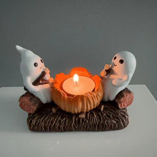 Ghost Candle Holder – Decorative Unique Spooky Design