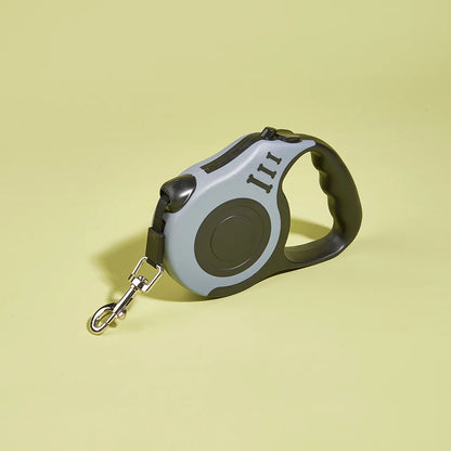 Correa retráctil automática para mascotas: correa de nailon de 3/5 m para cachorros, perros pequeños y gatos 