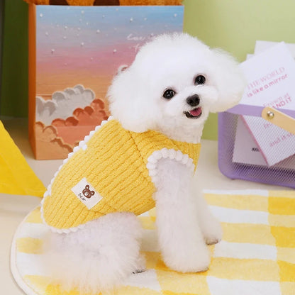 Abrigo de polar suave para mascotas: ropa de invierno para perros pequeños (chihuahua, yorkshire terrier, bulldog francés y más)