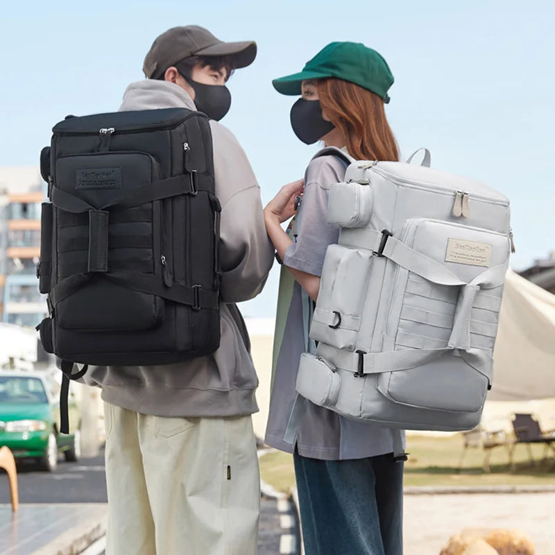 Bolsa de gimnasio impermeable con compartimento para artículos húmedos y secos: mochila de viaje, yoga y deportes