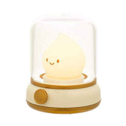 Portable Mini LED Night Light -  Cute Rechargeable Desk Lamp for Warm, Charming Spaces