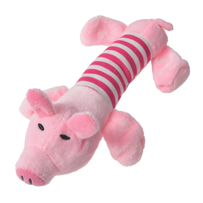 Dinosaurio suave para mascotas: juguete interactivo de peluche para perros y gatos pequeños