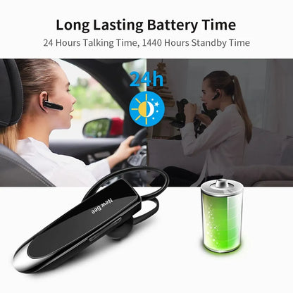 Auricular inalámbrico Bluetooth 5.0: micrófono con cancelación de ruido y 22 horas de conversación