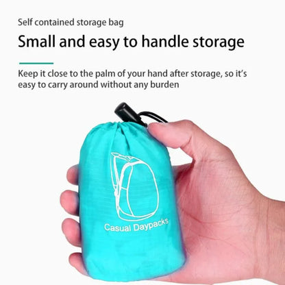 Mochila de viaje plegable ultraligera: impermeable y de gran capacidad para deportes al aire libre.